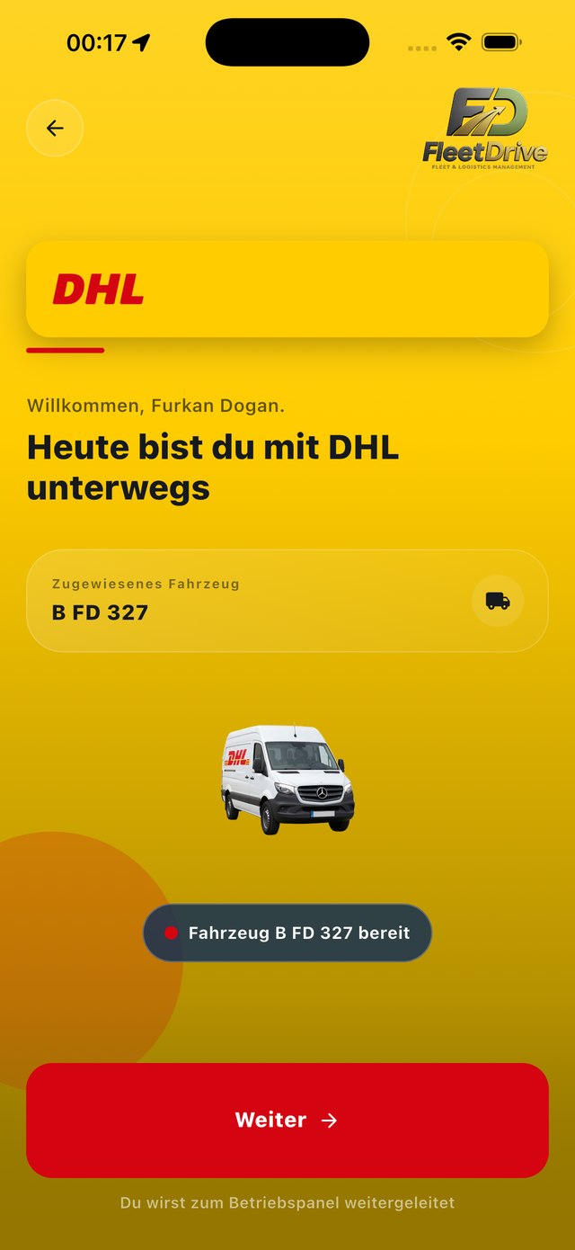 DHL Willkommen