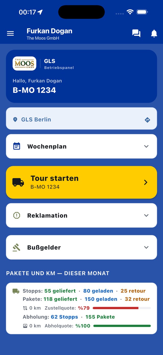 GLS Dashboard